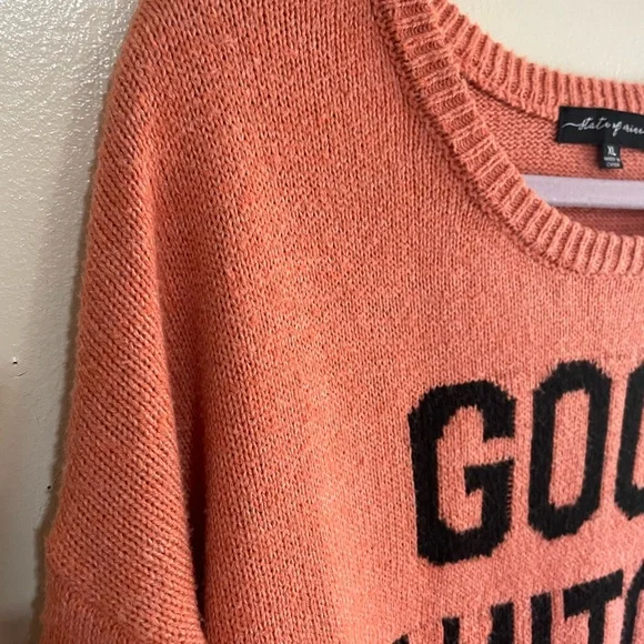 🧡 State of Mine “Good Witch” Sweater | XL Cozy Fall Halloween Pullover - Picture 4 of 10